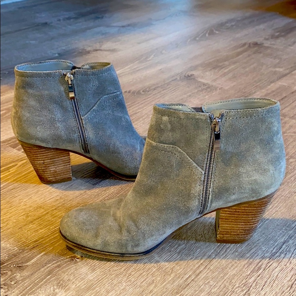 Franco Sarto gray booties women’s size 8